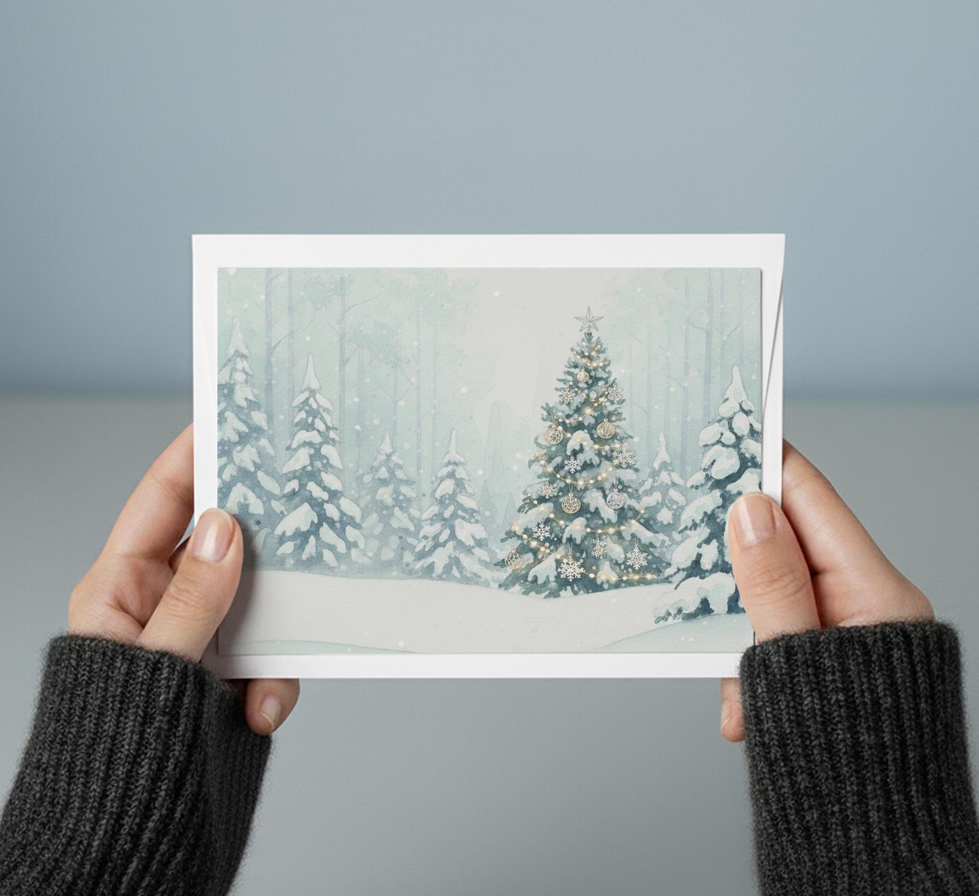 Cards - Winter Forest - Christmas Cards, in singles or bulk packs