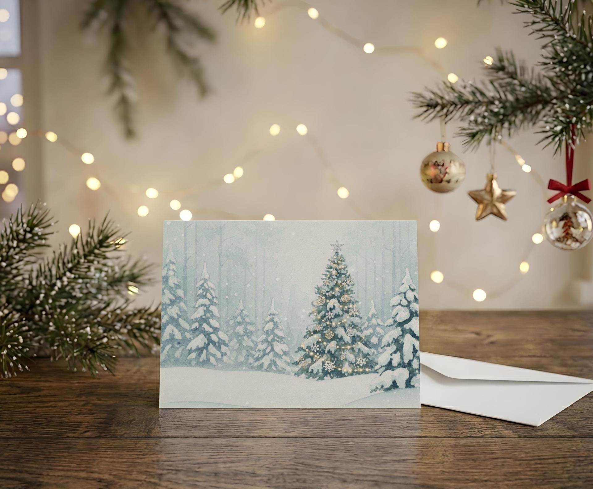 Cards - Winter Forest - Christmas Cards, in singles or bulk packs