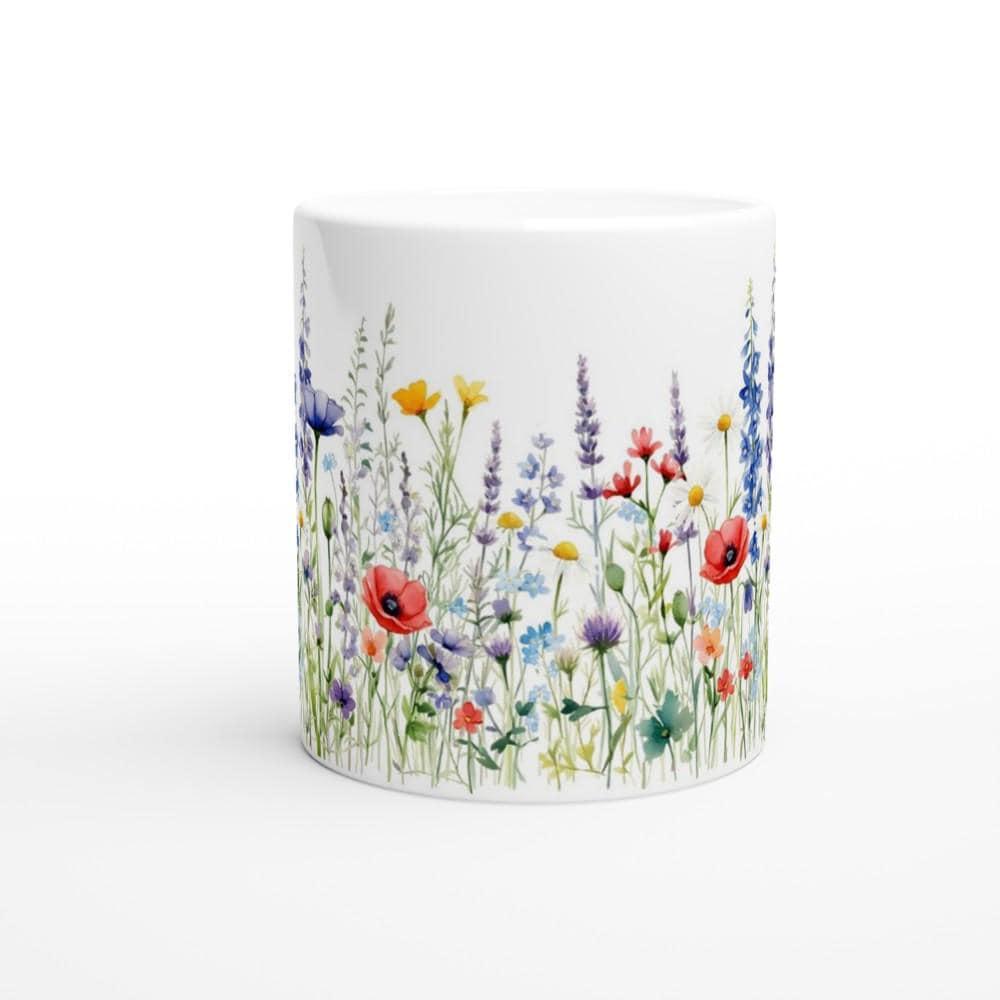 Floral Cups -  Large and Small Ceramic Mugs