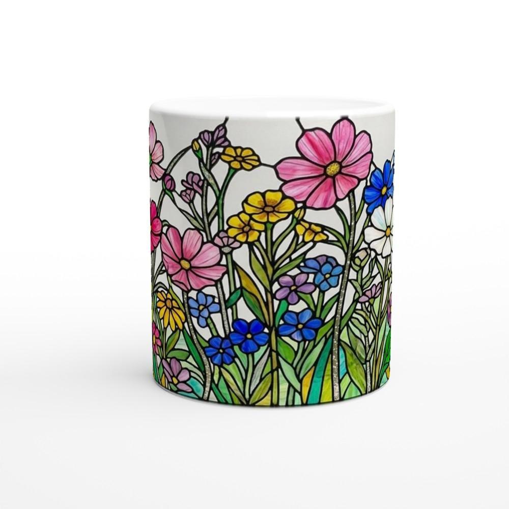 Large and Small Ceramic Mug Set, 15oz and 11oz Cups