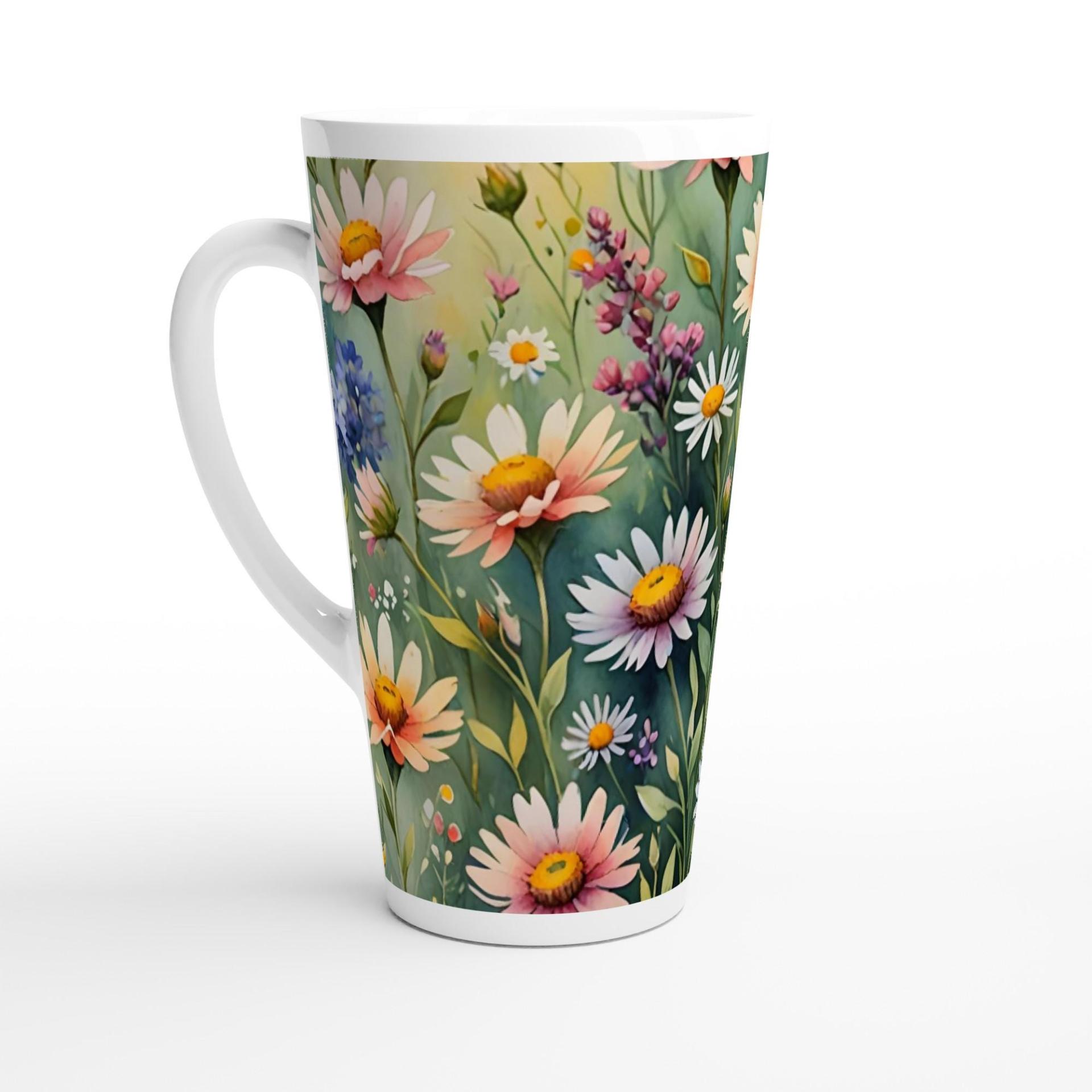 Latte 17oz Ceramic Mug - Coffee or Tea Cup, Extra Tall