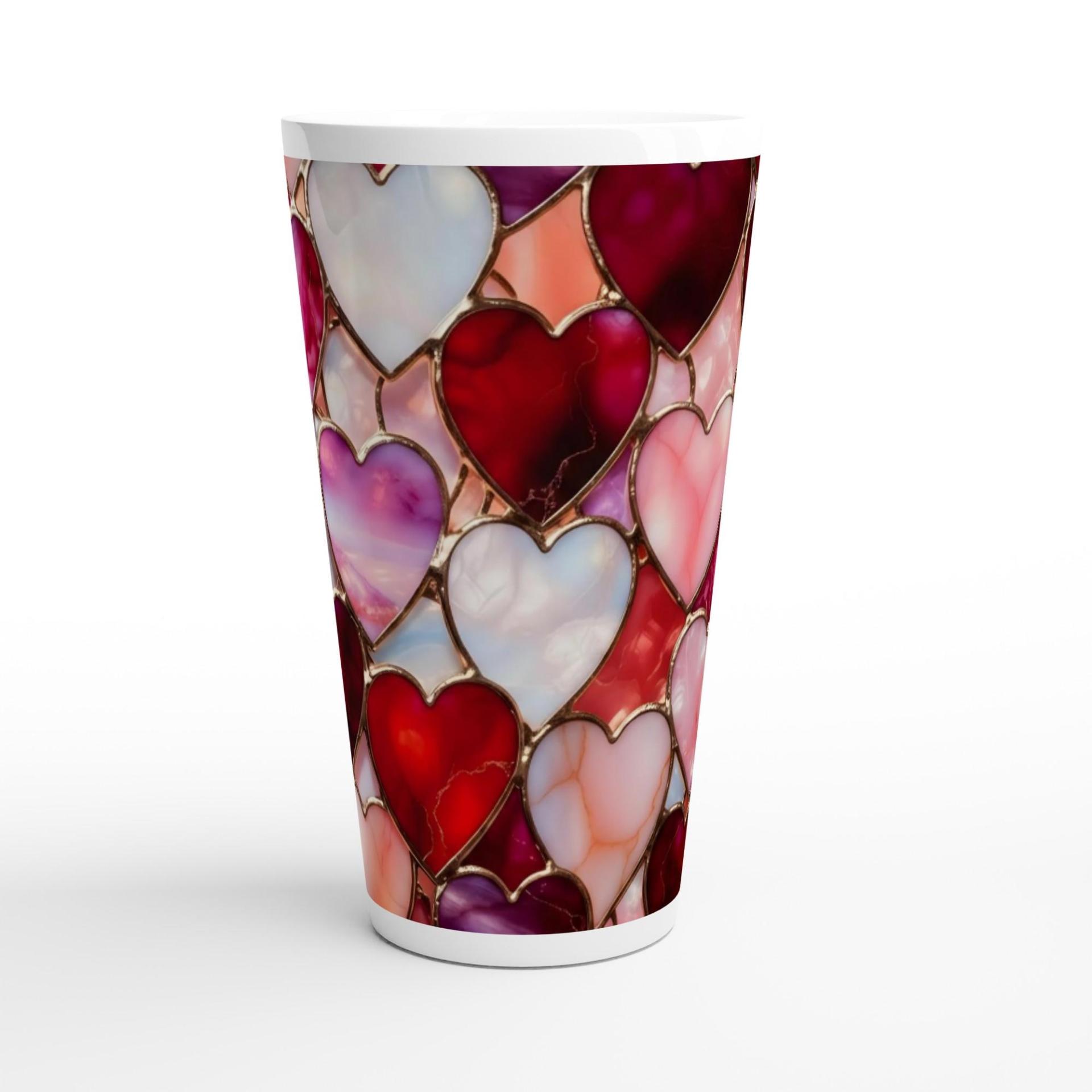 Latte 17oz Ceramic Mug - Coffee or Tea Cup, Extra Tall