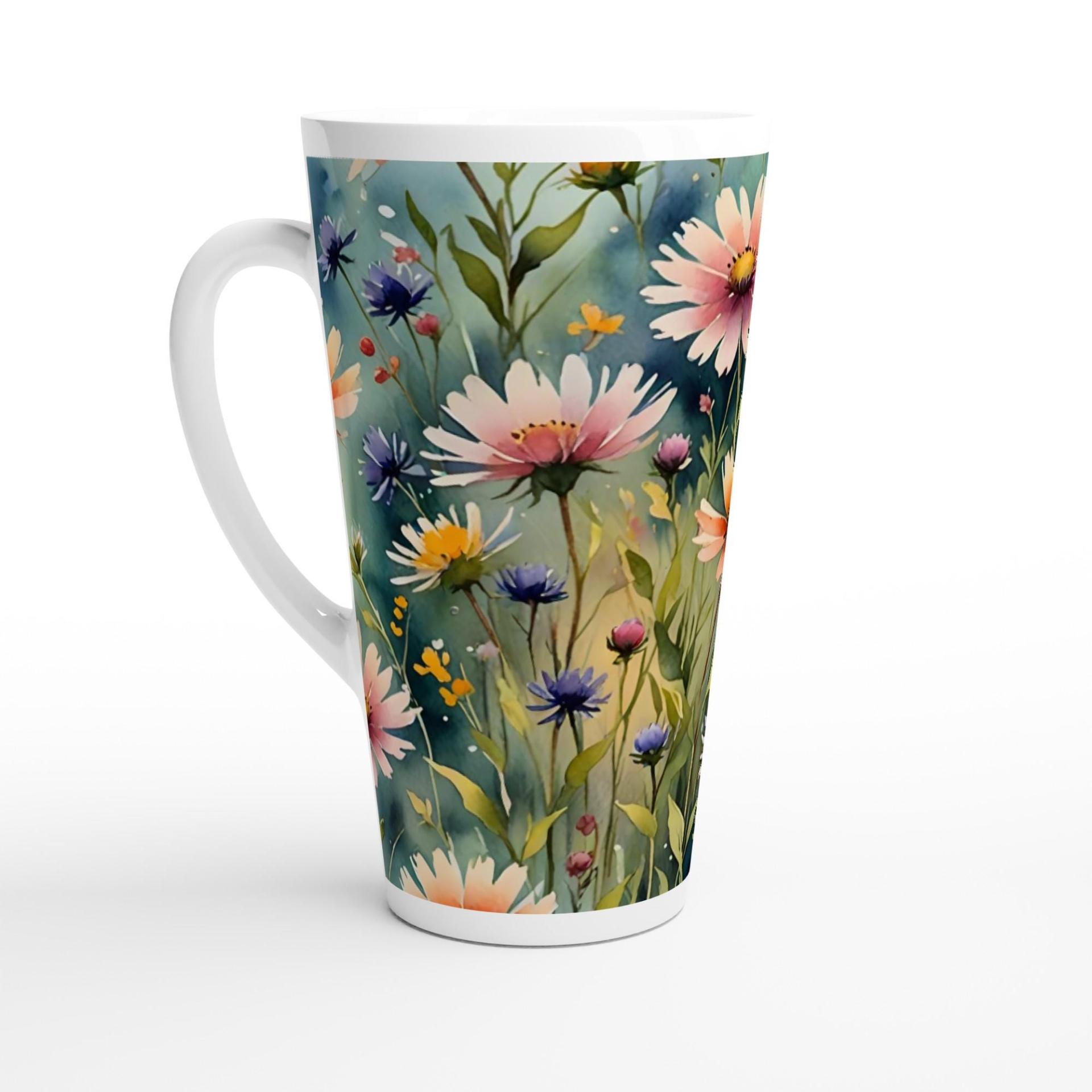 Latte 17oz Ceramic Mug - Coffee or Tea Cup, Extra Tall