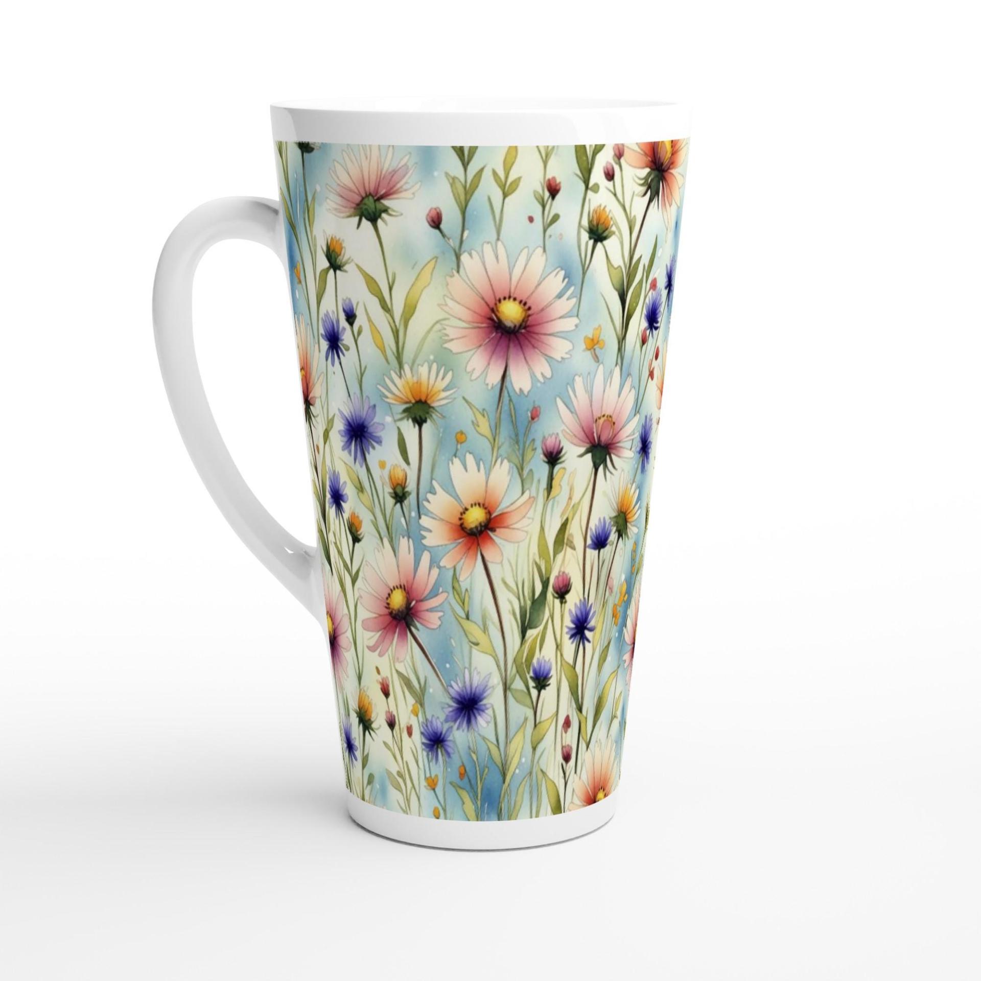 Latte 17oz Ceramic Mug - Coffee or Tea Cup, Extra Tall