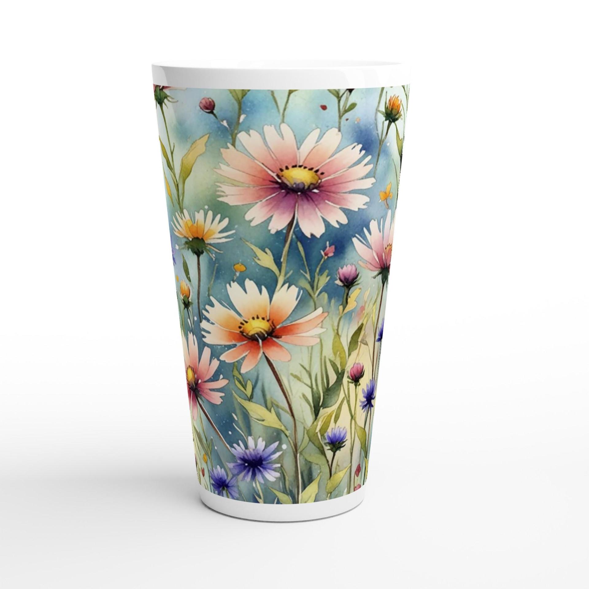 Latte 17oz Ceramic Mug - Coffee or Tea Cup, Extra Tall