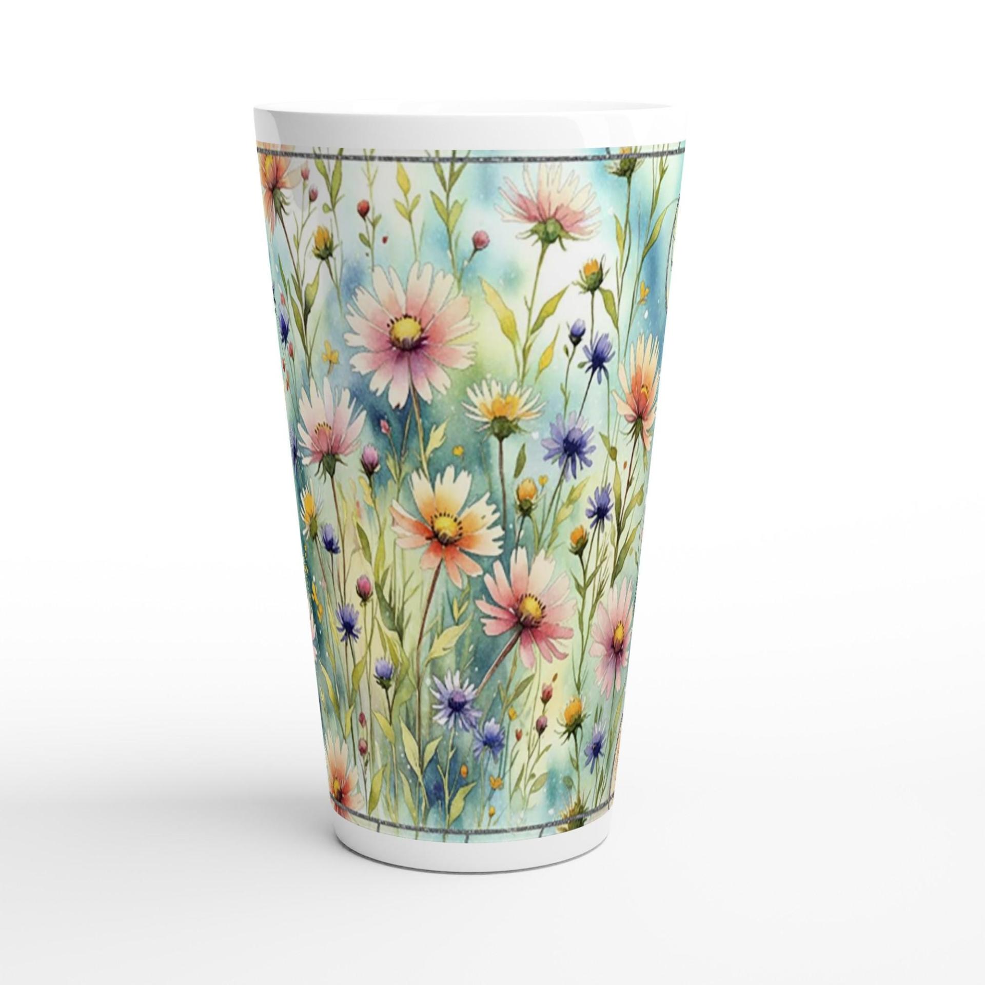 Latte 17oz Ceramic Mug - Coffee or Tea Cup, Extra Tall