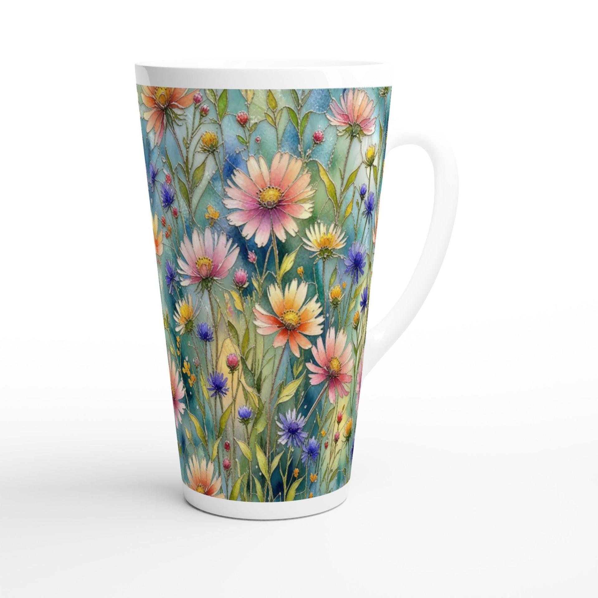 Latte 17oz Ceramic Mug - Coffee or Tea Cup, Extra Tall