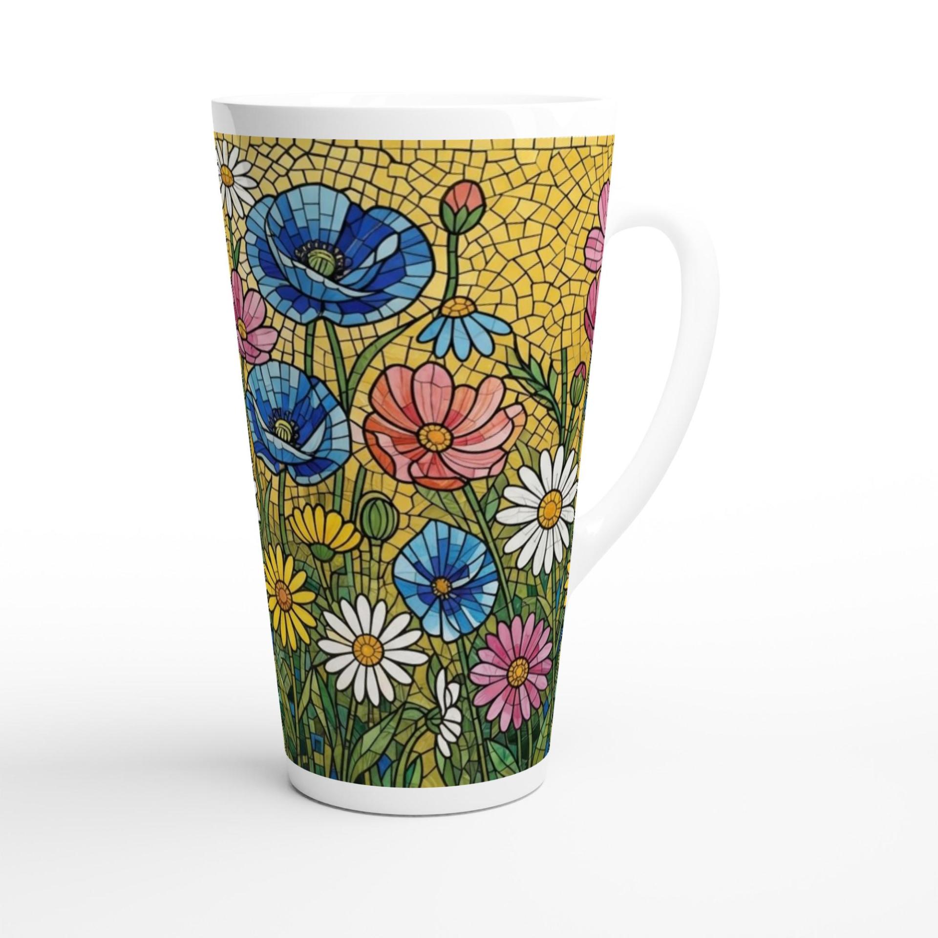 Latte 17oz Ceramic Mug - Coffee or Tea Cup, Extra Tall