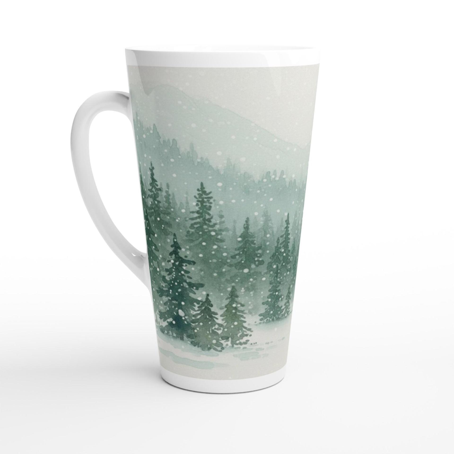 Latte 17oz Ceramic Mug - Coffee or Tea Cup, Extra Tall