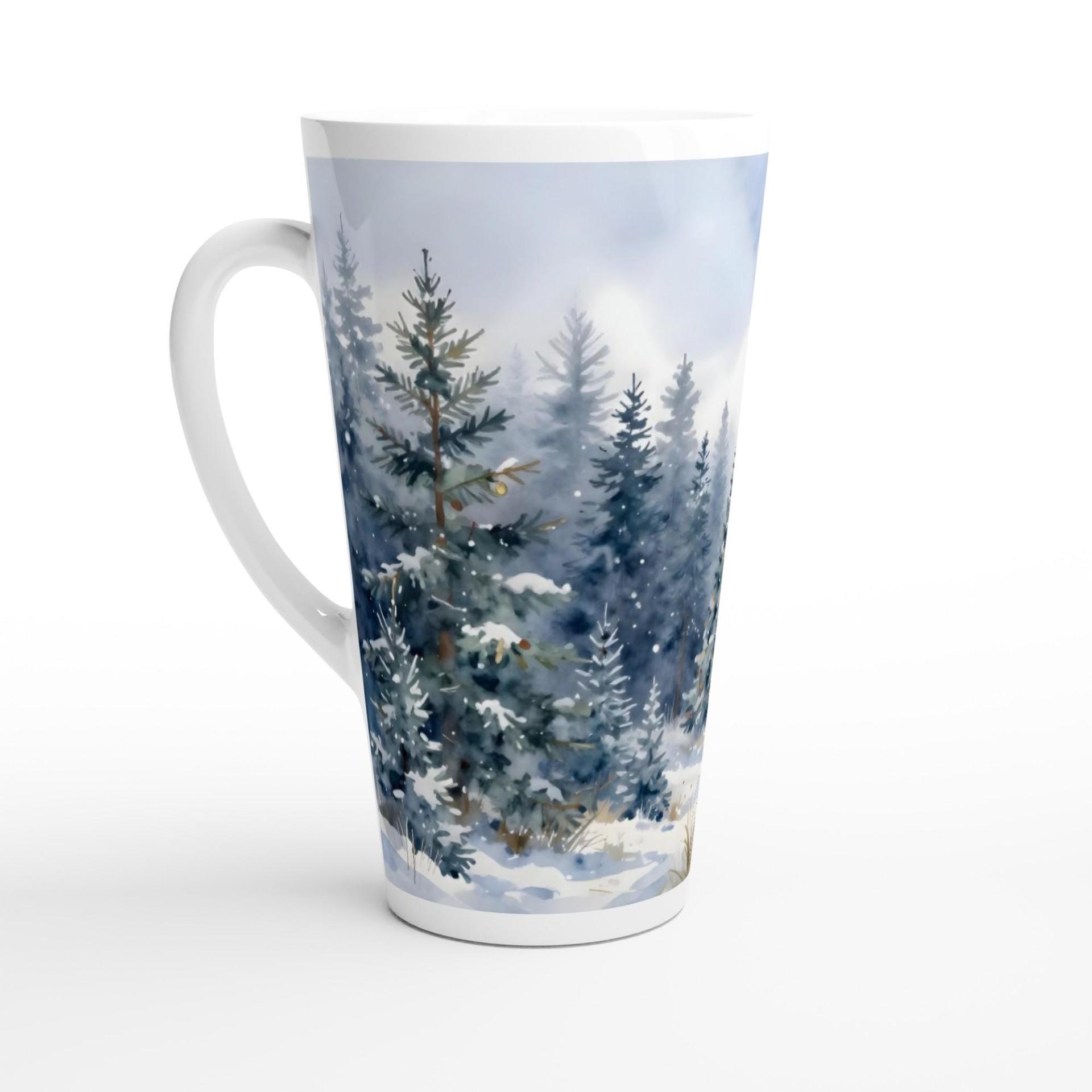 Latte 17oz Ceramic Mug - Coffee or Tea Cup, Extra Tall