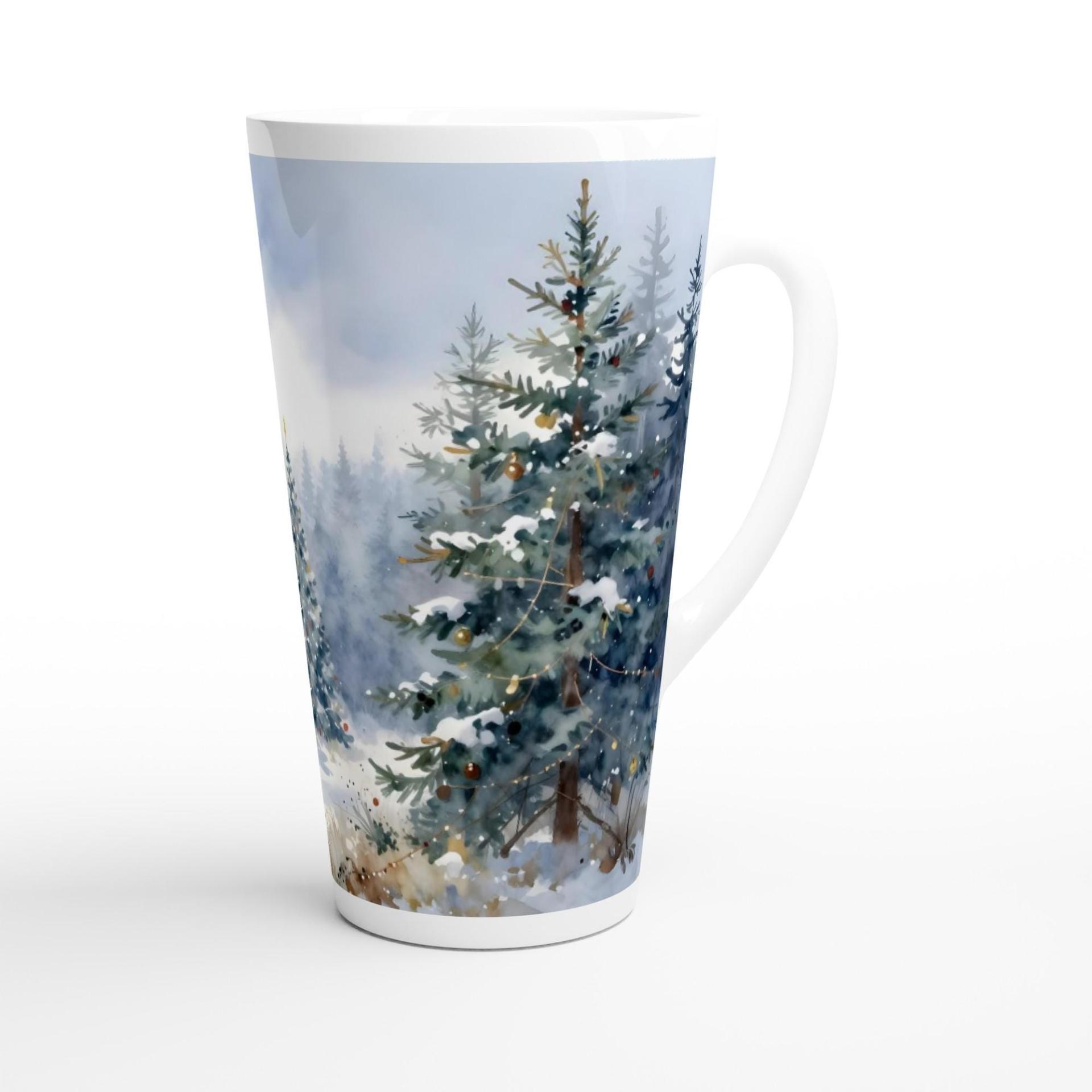 Latte 17oz Ceramic Mug - Coffee or Tea Cup, Extra Tall