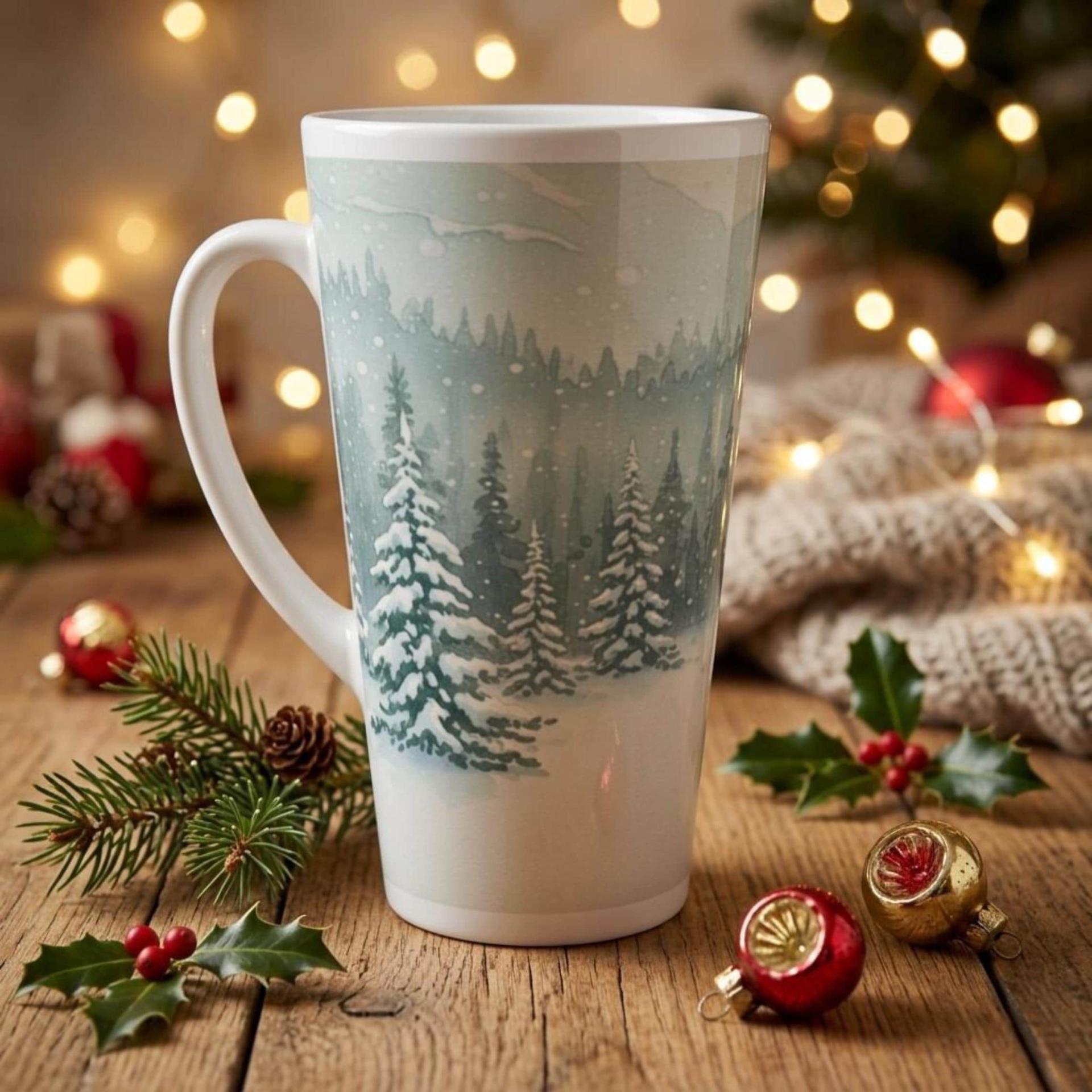 Latte 17oz Ceramic Mug - Coffee or Tea Cup, Extra Tall