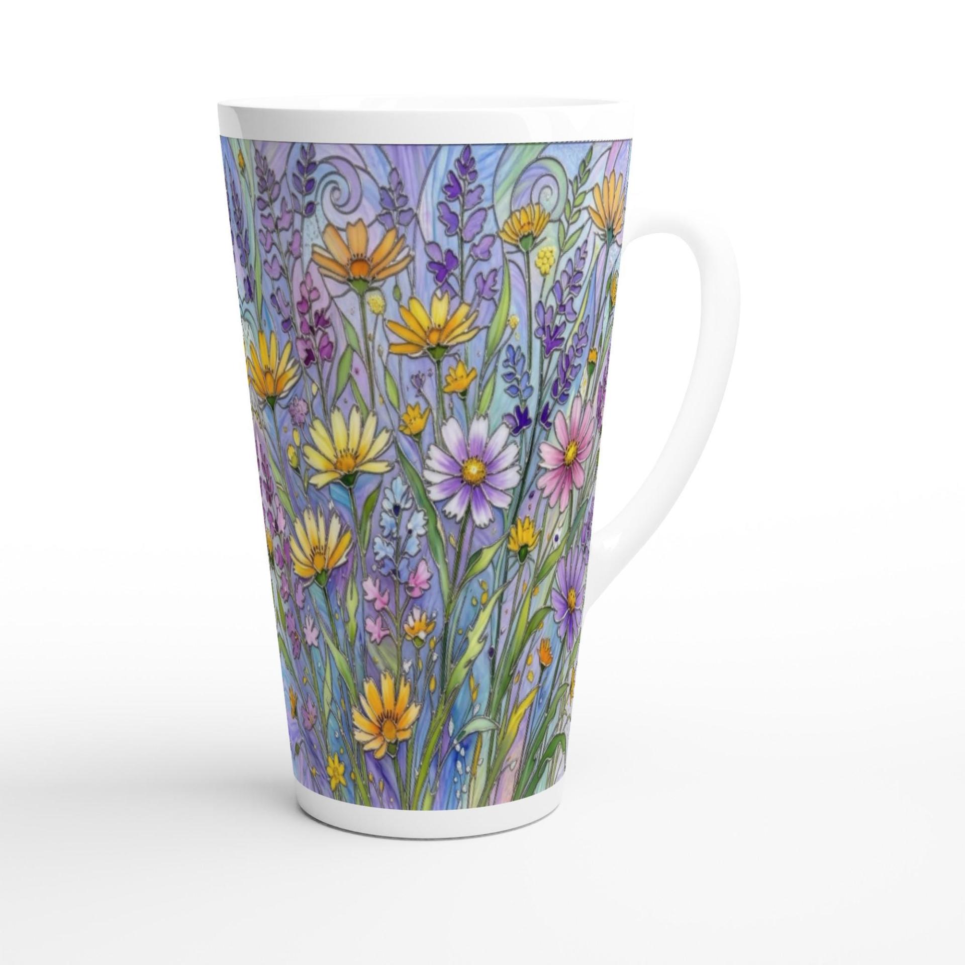 Latte 17oz Ceramic Mug - Coffee or Tea Cup, Extra Tall