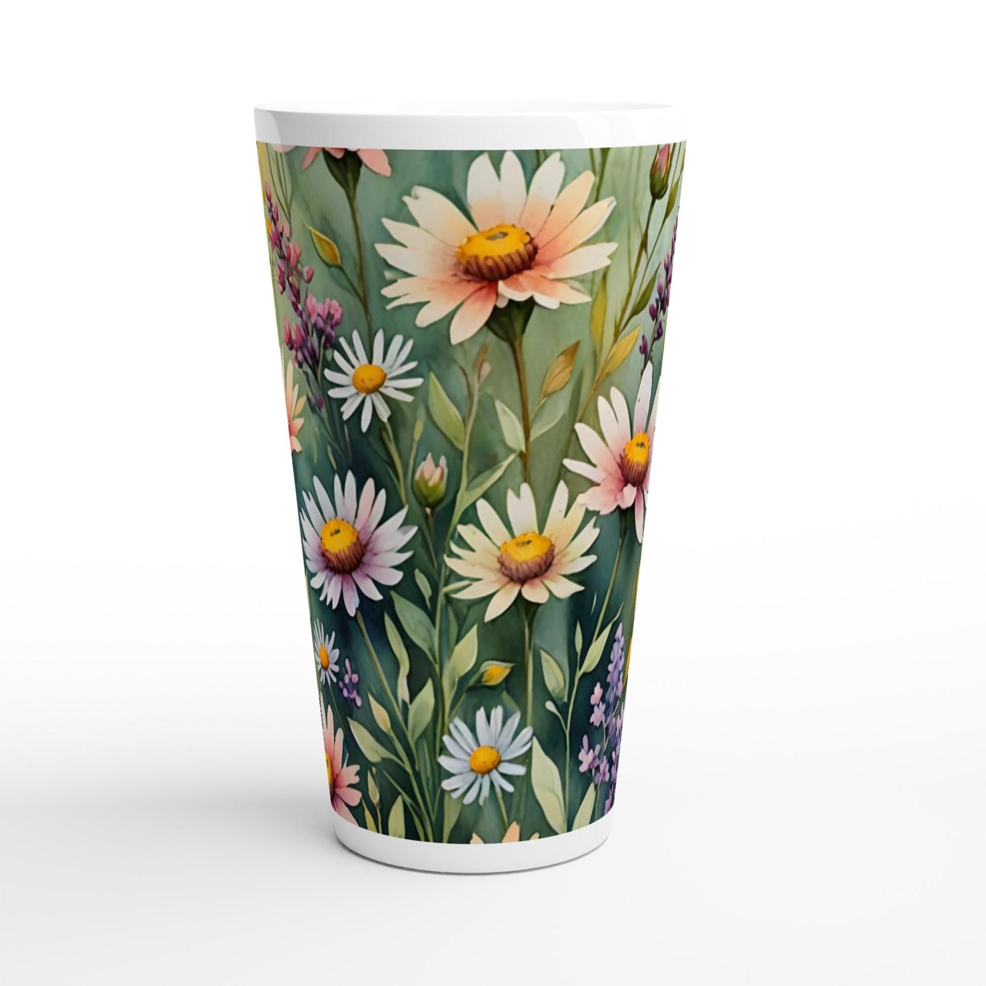 Latte 17oz Ceramic Mug - Coffee or Tea Cup, Extra Tall