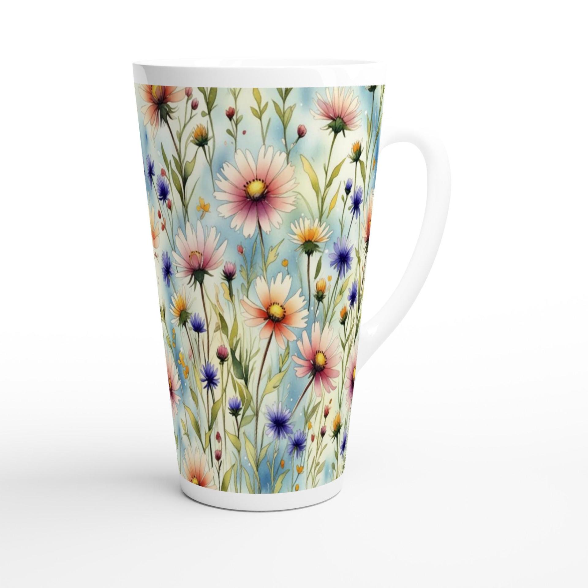 Latte 17oz Ceramic Mug - Coffee or Tea Cup, Extra Tall