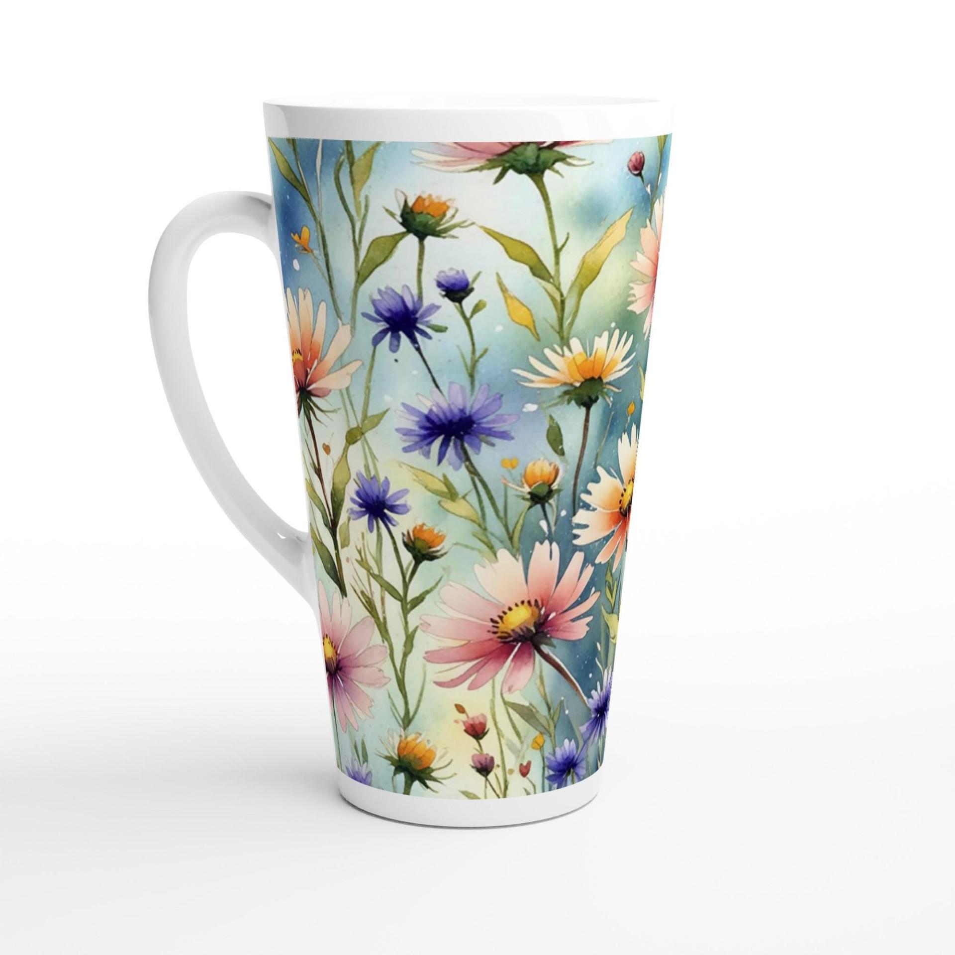 Latte 17oz Ceramic Mug - Coffee or Tea Cup, Extra Tall