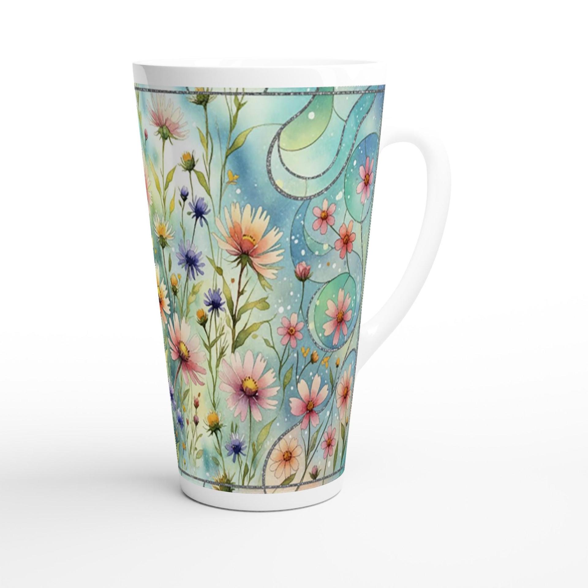 Latte 17oz Ceramic Mug - Coffee or Tea Cup, Extra Tall