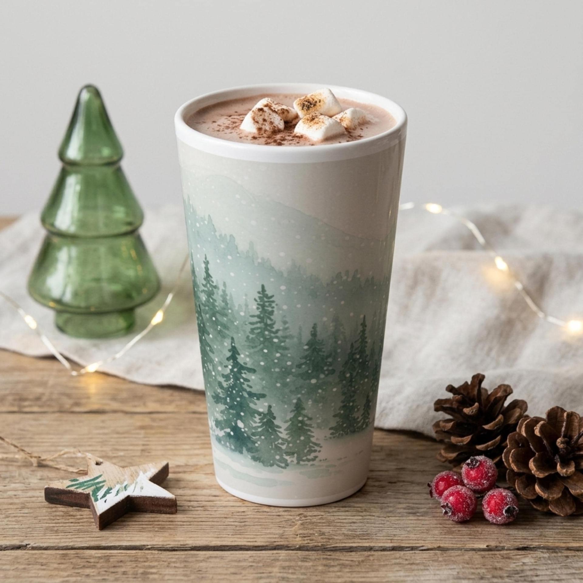 Latte 17oz Ceramic Mug - Coffee or Tea Cup, Extra Tall