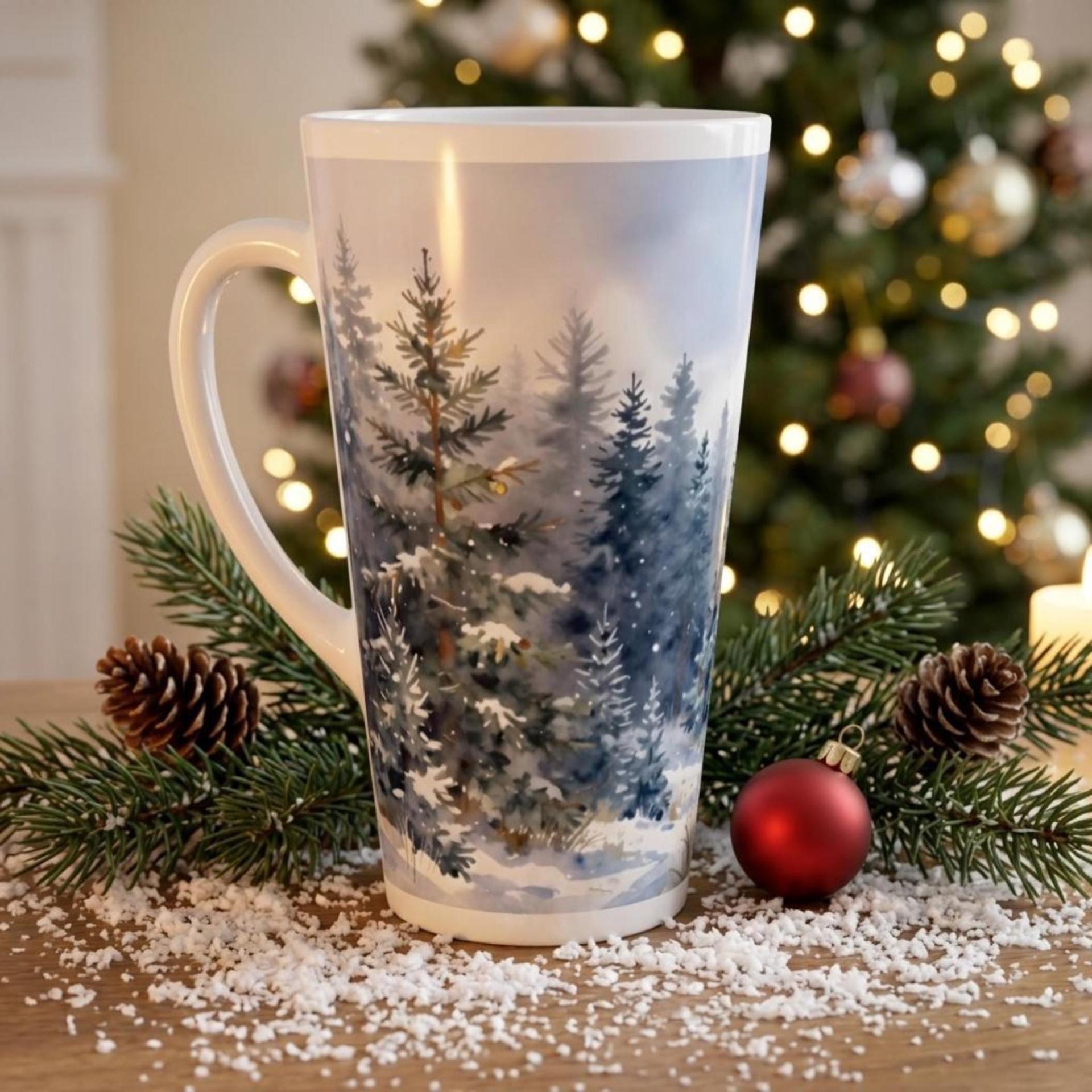Latte 17oz Ceramic Mug - Coffee or Tea Cup, Extra Tall
