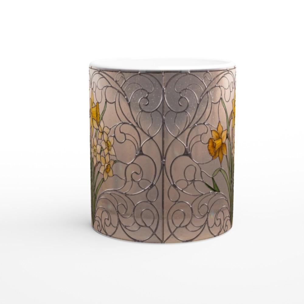 Floral Cups -  Large and Small Ceramic Mugs