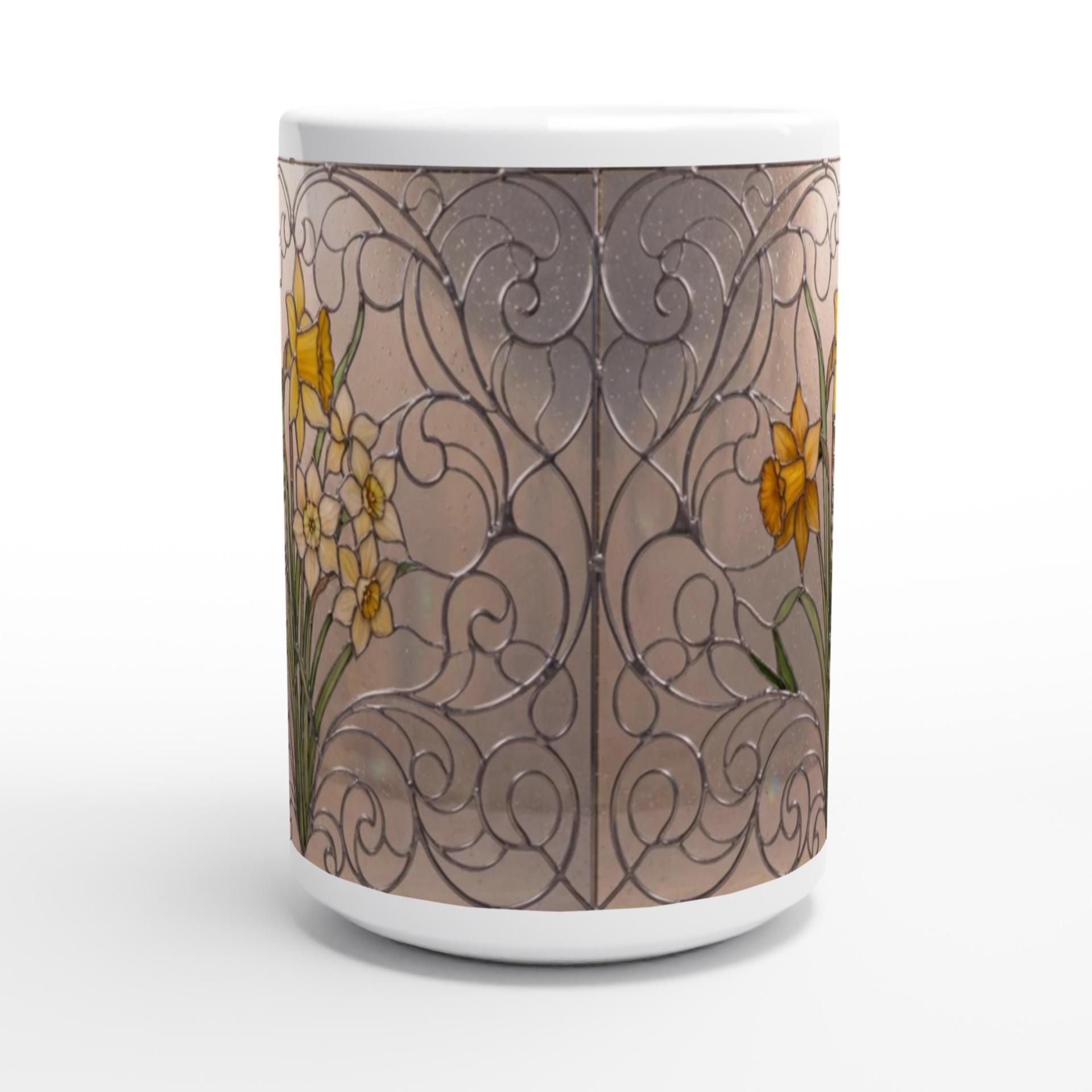 Floral Cups -  Large and Small Ceramic Mugs