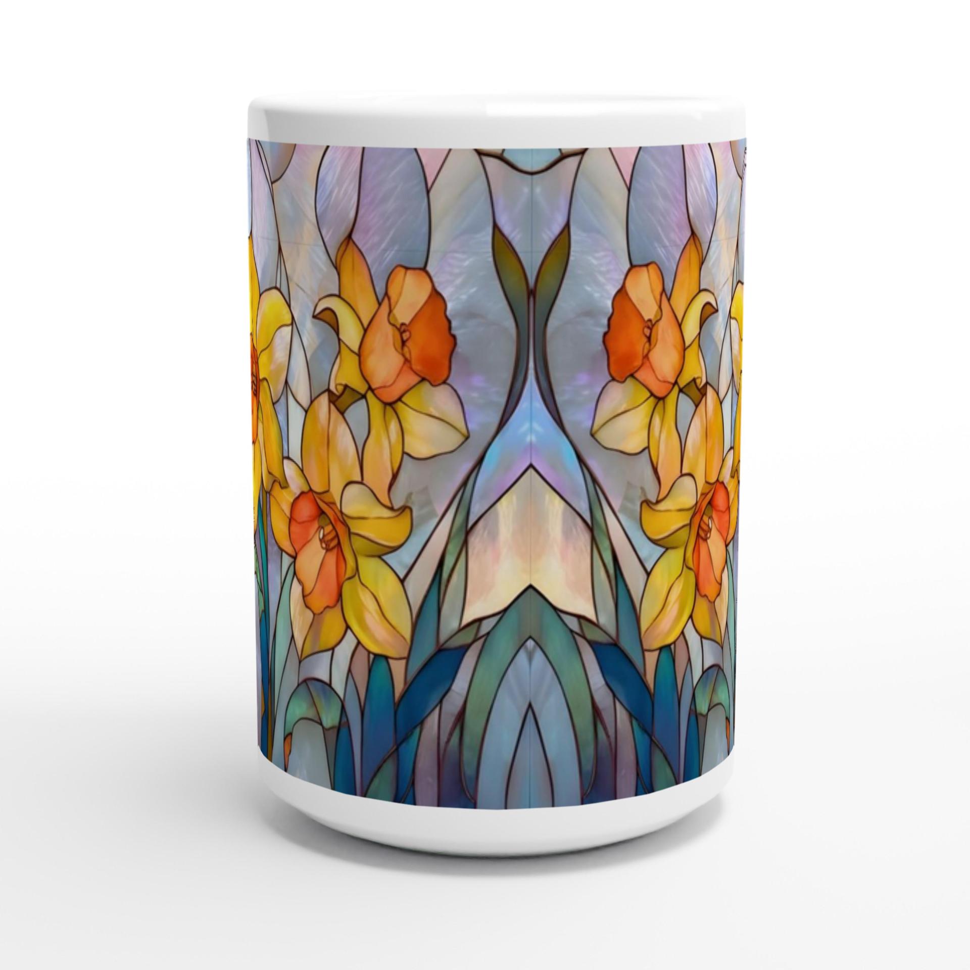 Floral Cups -  Large and Small Ceramic Mugs