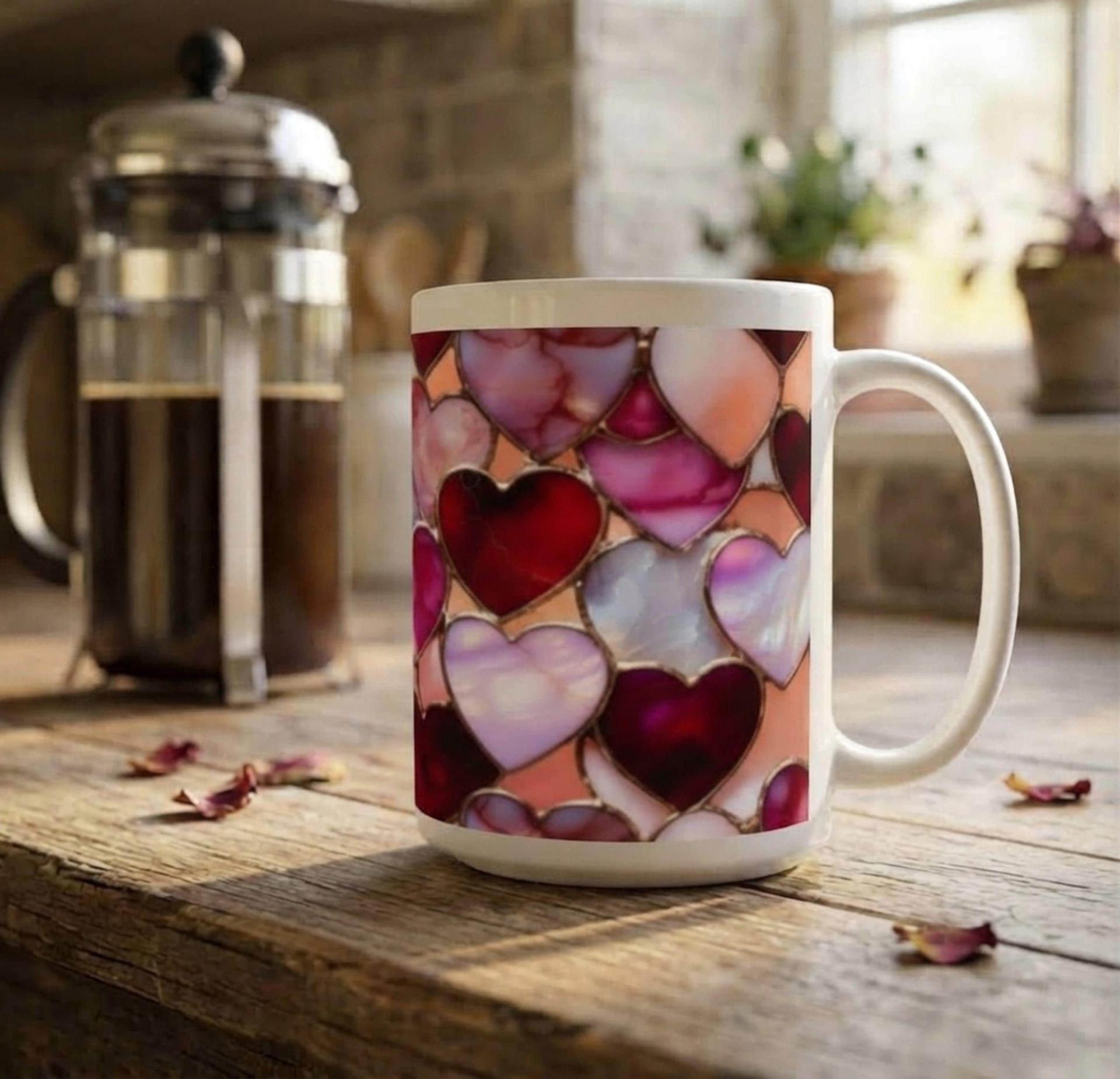 Large and Small Ceramic Mugs - Set of Cups