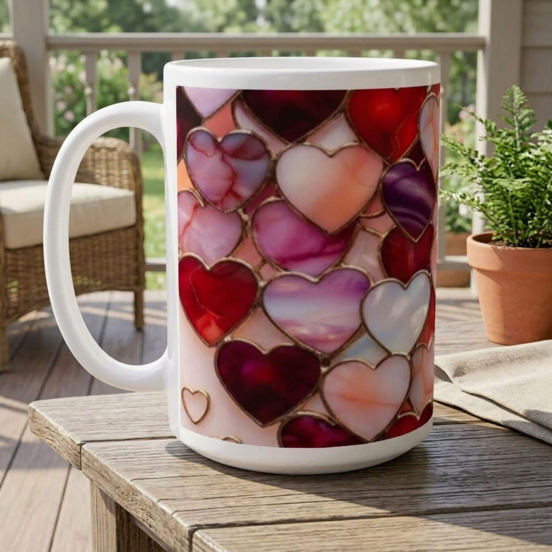 Large and Small Ceramic Mugs - Set of Cups