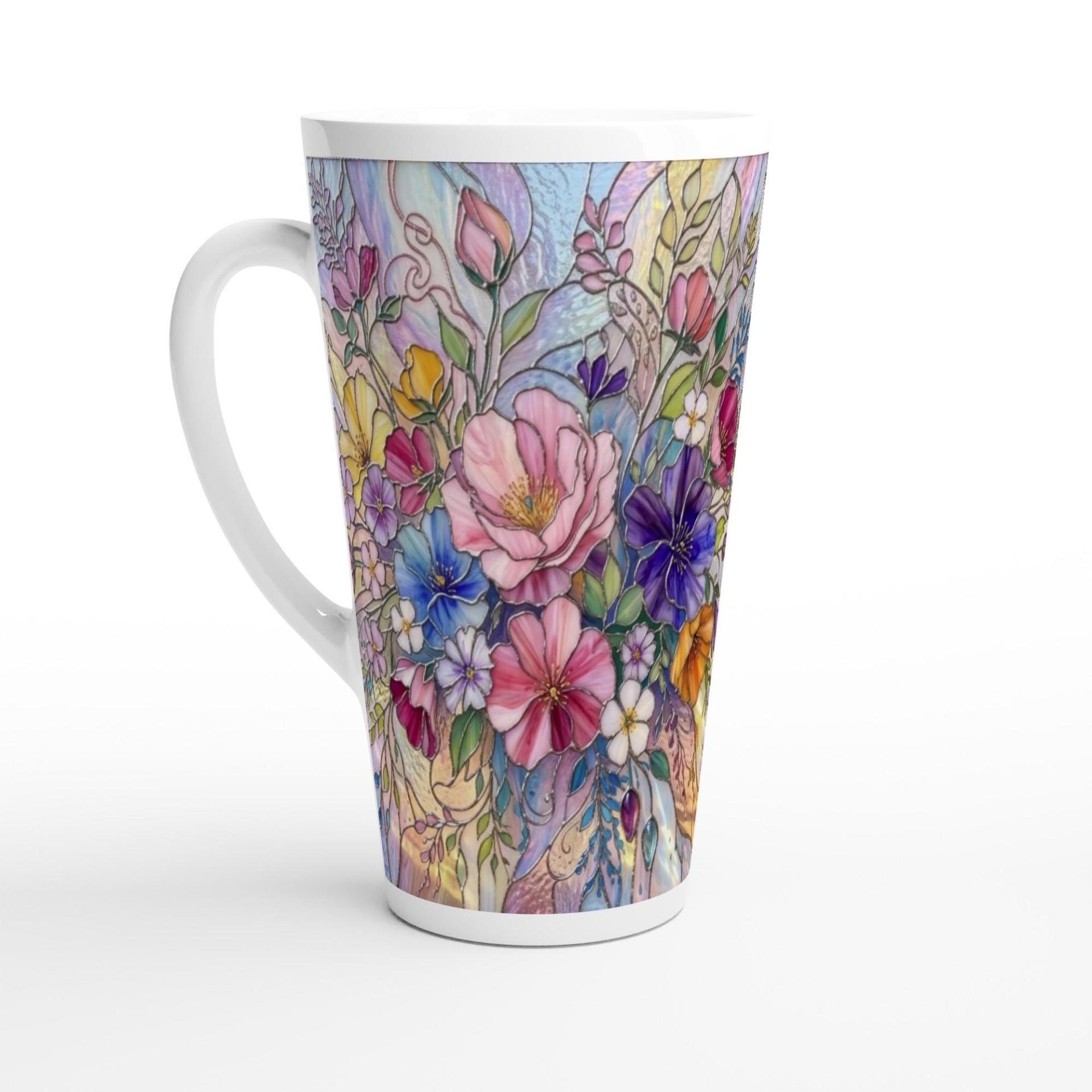 Latte 17oz Ceramic Mug - Coffee or Tea Cup, Extra Tall