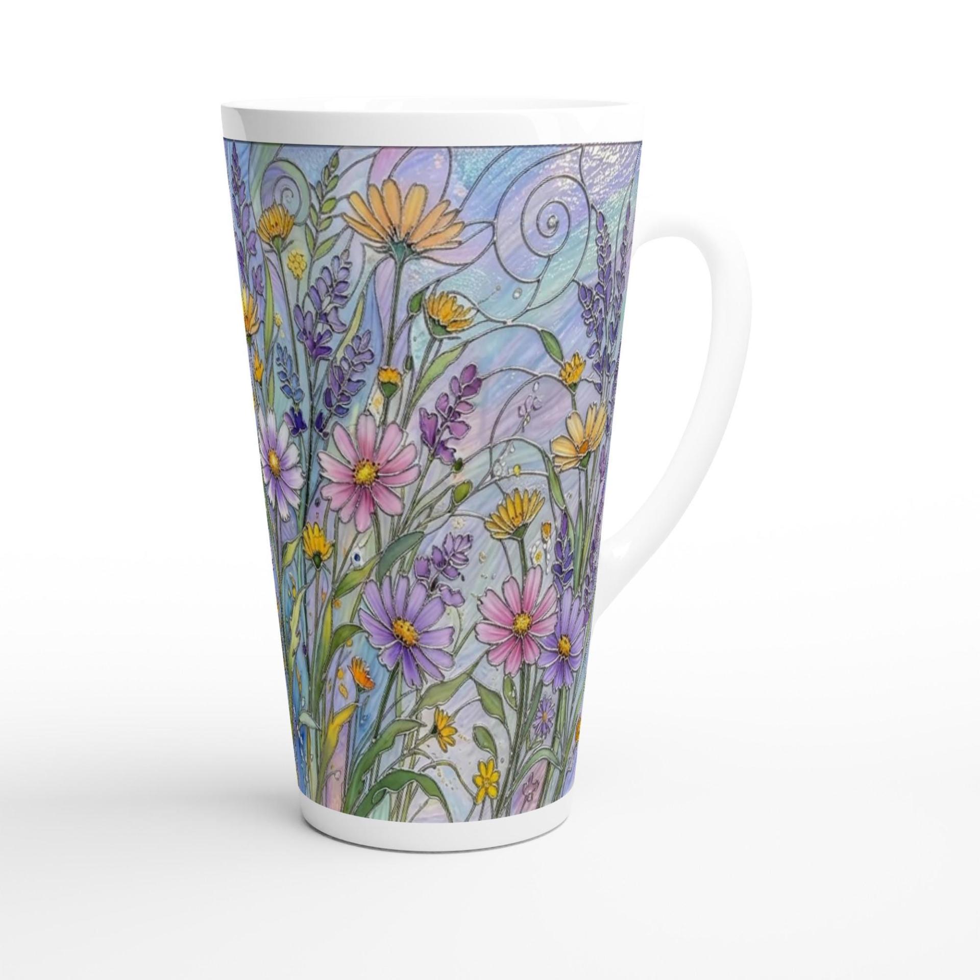 Latte 17oz Ceramic Mug - Coffee or Tea Cup, Extra Tall