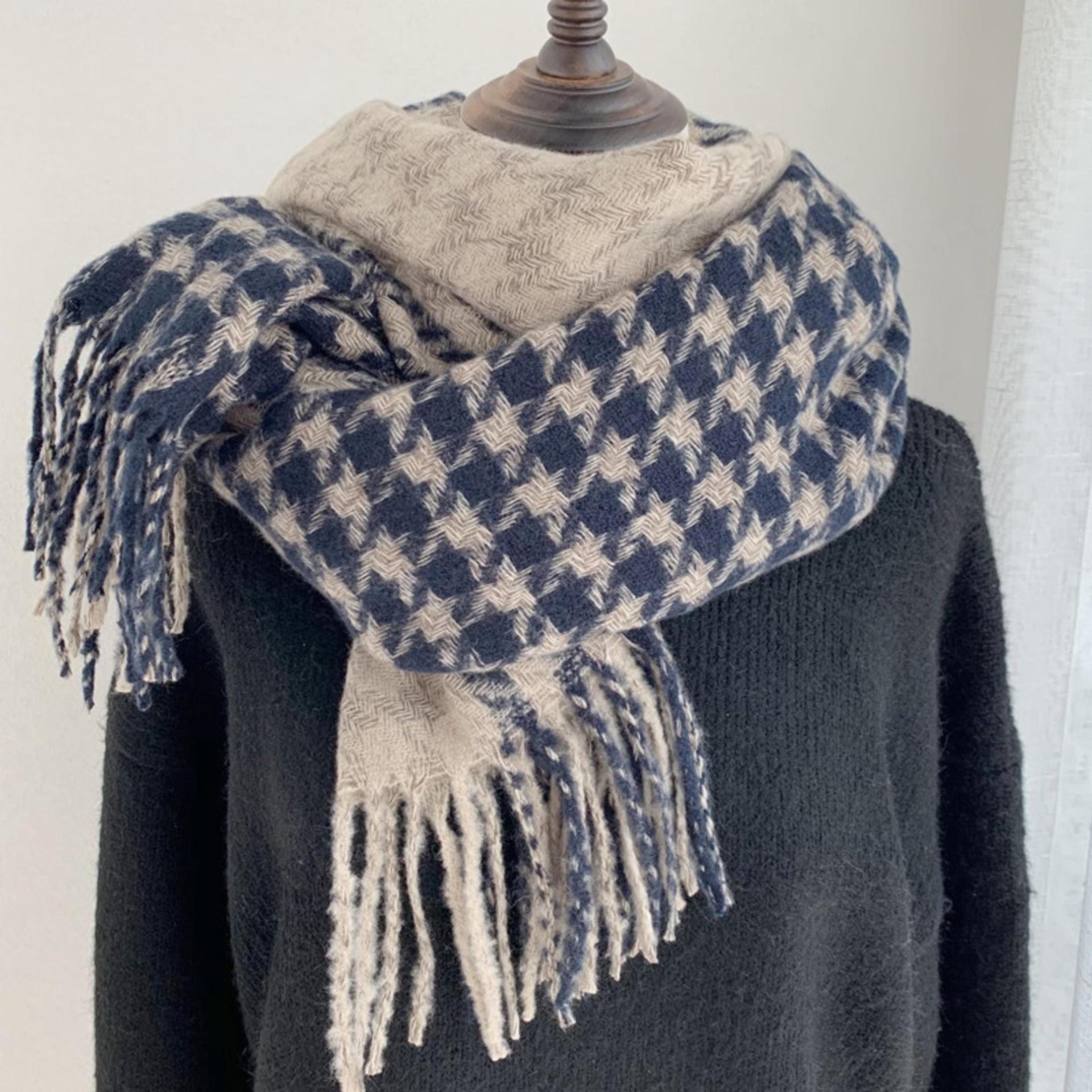 Winter Scarf, Unisex Wide Scarf, Blanket Shawl, Wrap