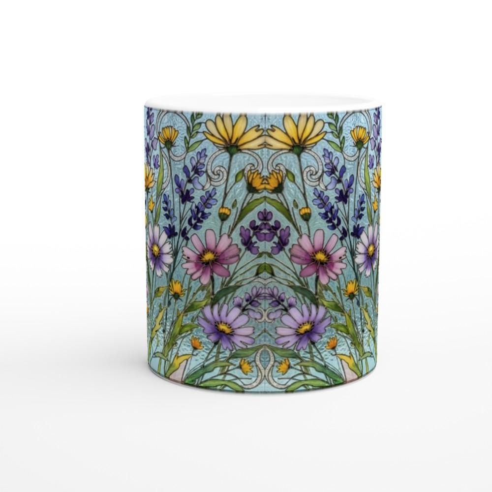 Floral Cups -  Large and Small Ceramic Mugs