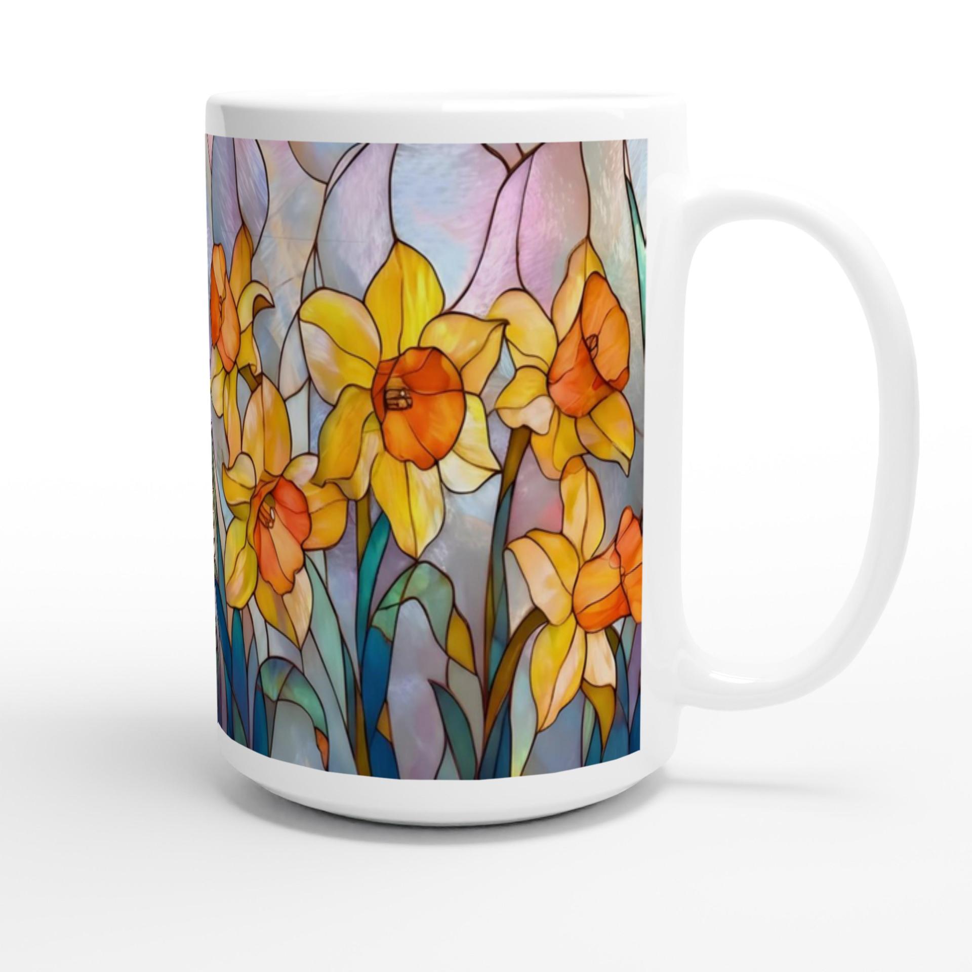 Floral Cups -  Large and Small Ceramic Mugs