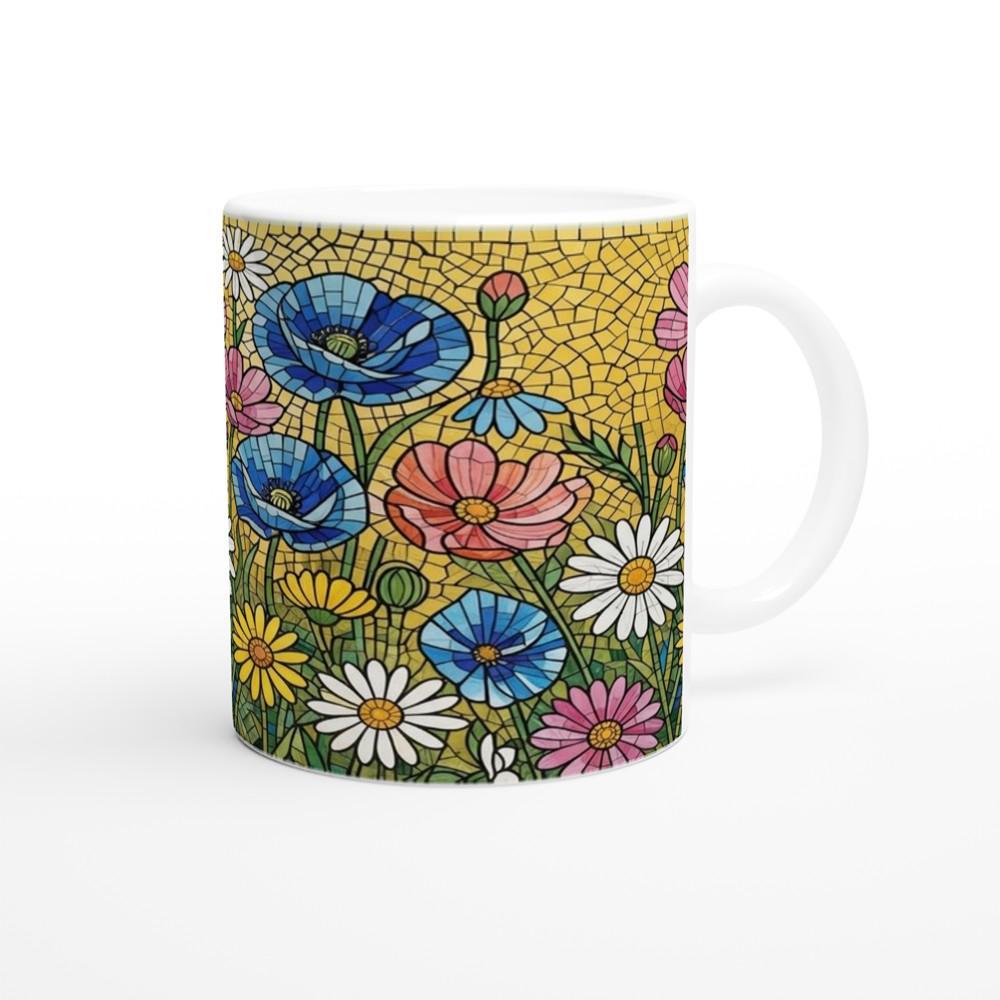 Floral Cups -  Large and Small Ceramic Mugs