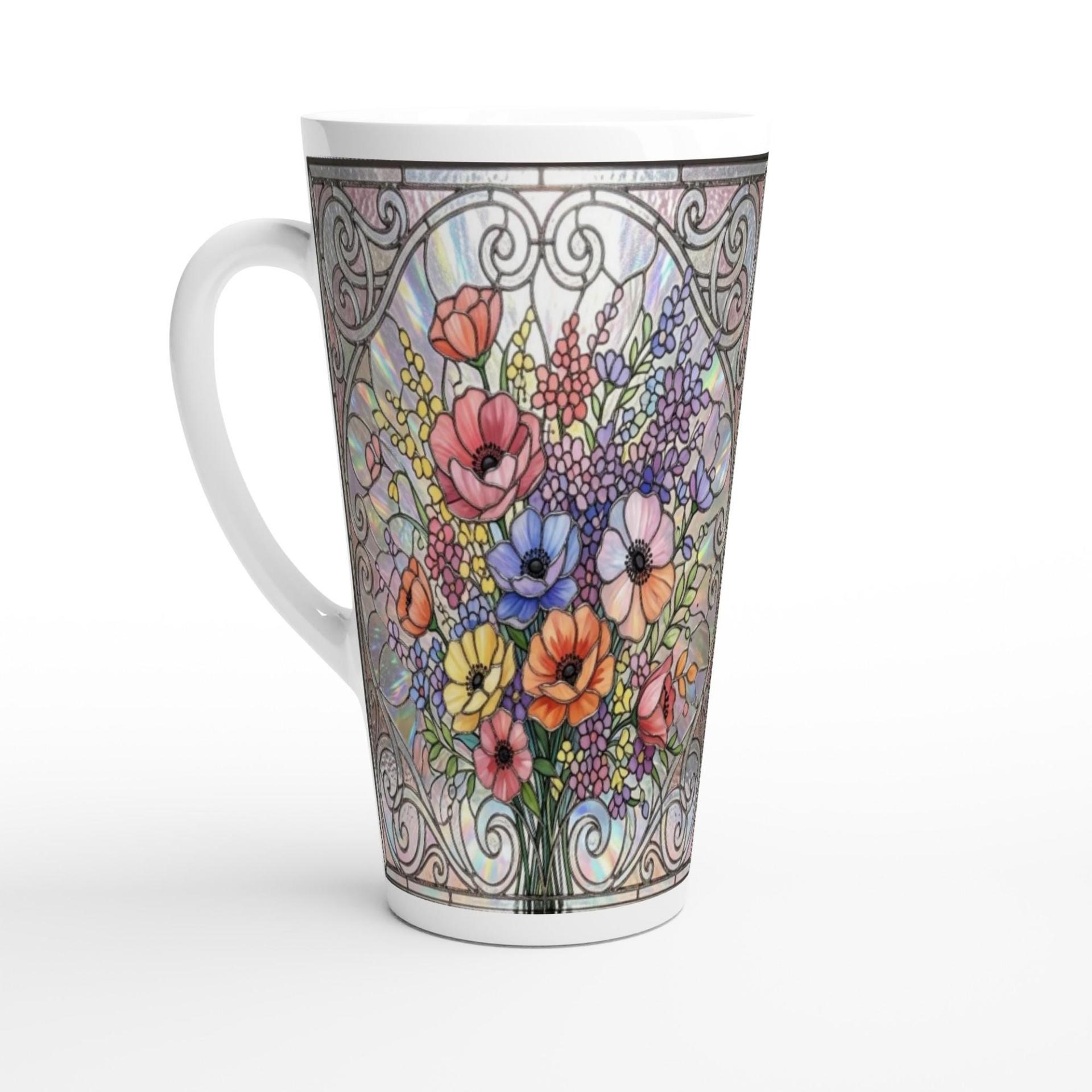 Latte 17oz Ceramic Mug - Coffee or Tea Cup, Extra Tall