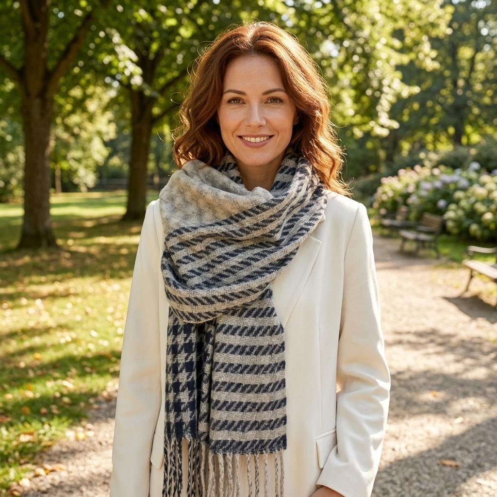 Winter Scarf, Unisex Wide Scarf, Blanket Shawl, Wrap