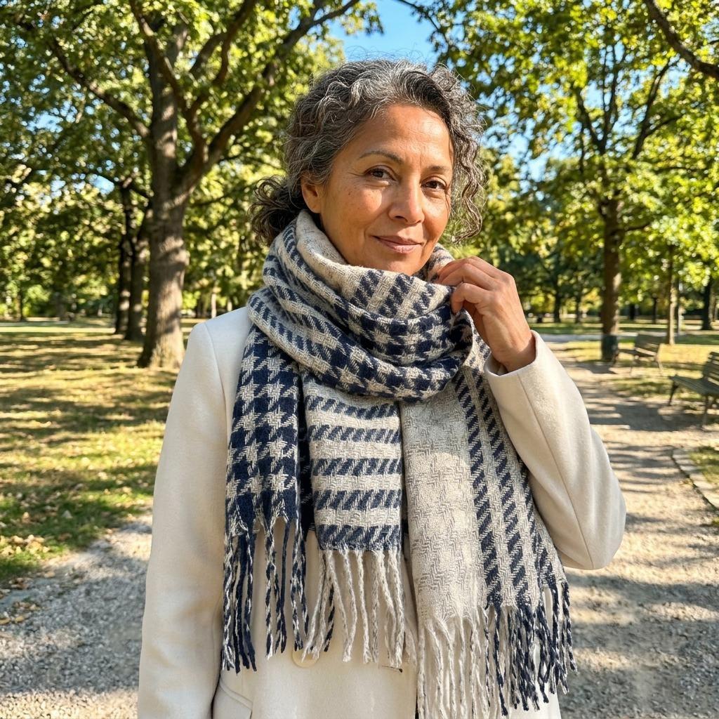 Winter Scarf, Unisex Wide Scarf, Blanket Shawl, Wrap