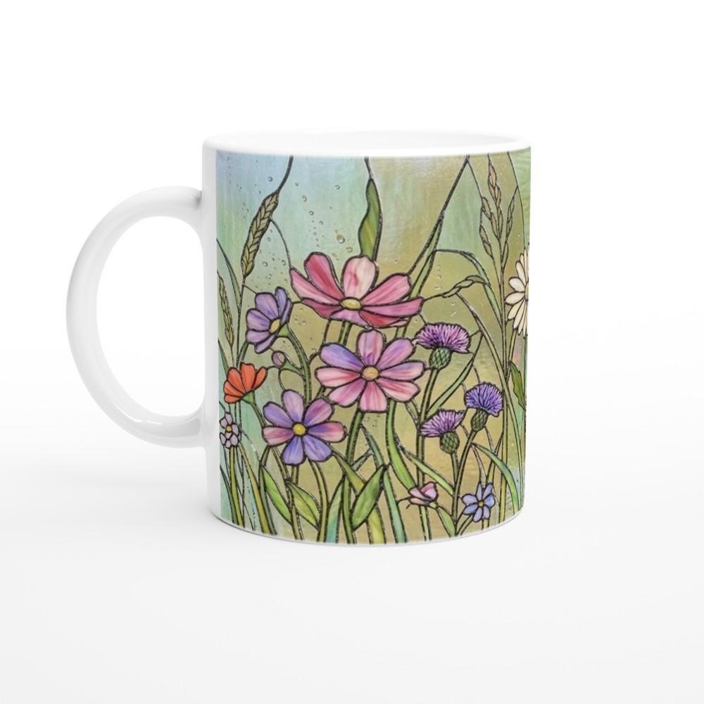 Floral Cups -  Large and Small Ceramic Mugs