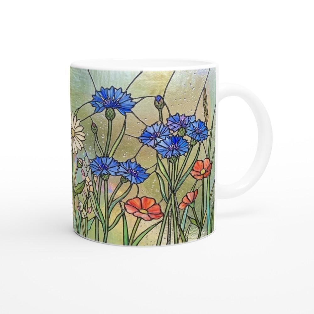 Floral Cups -  Large and Small Ceramic Mugs