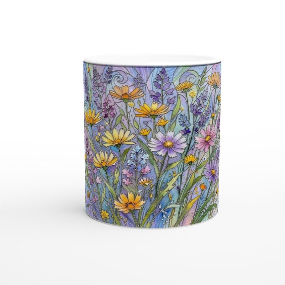 Floral Cups -  Large and Small Ceramic Mugs