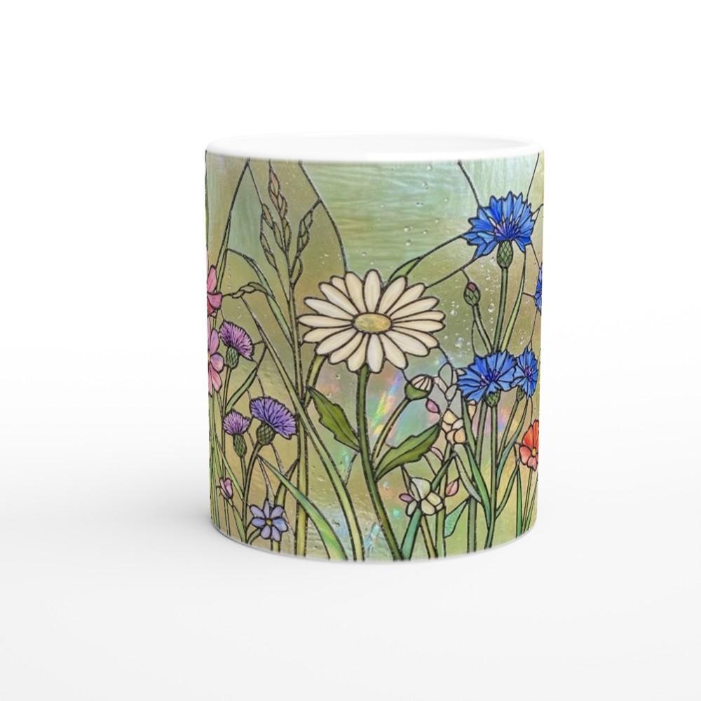 Floral Cups -  Large and Small Ceramic Mugs