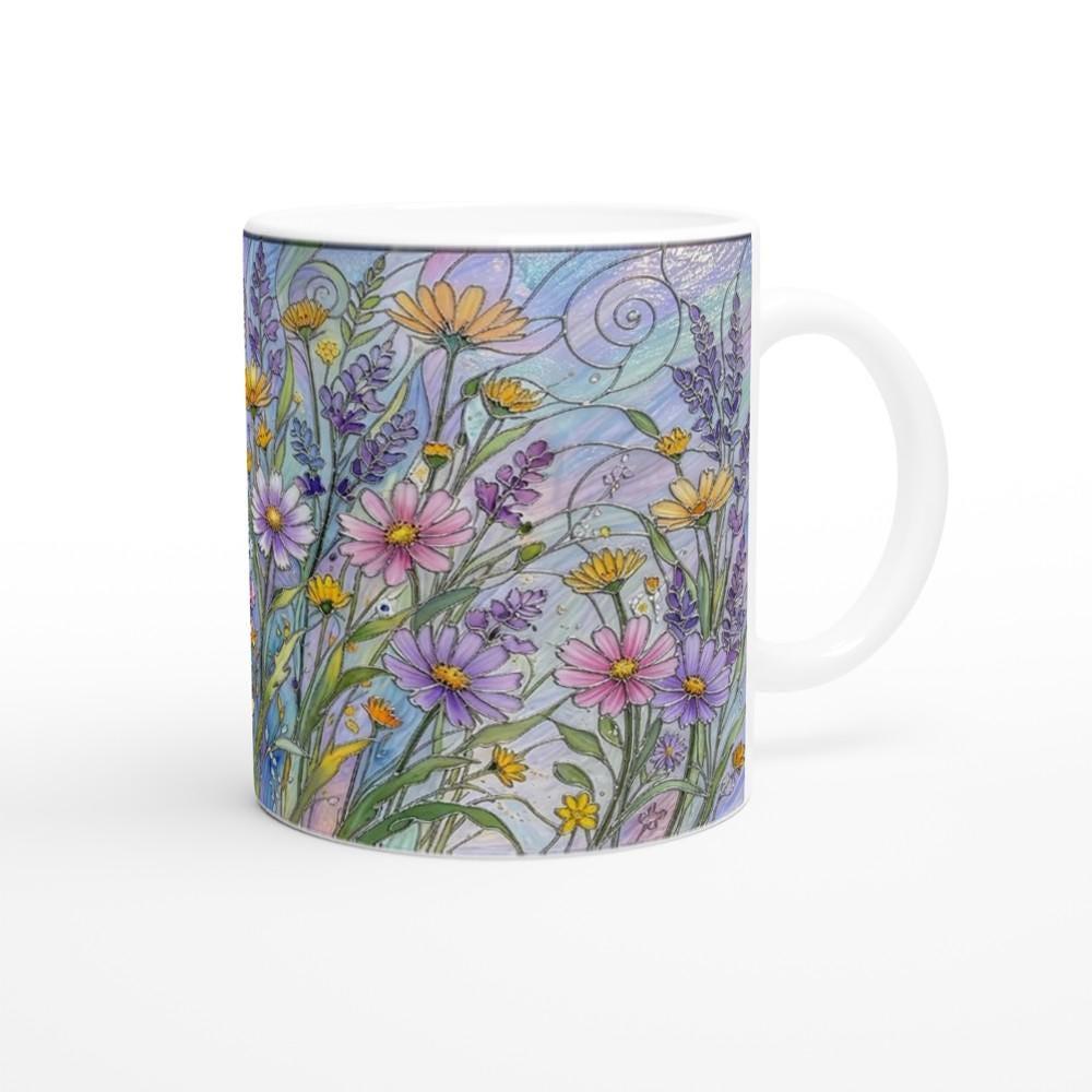 Floral Cups -  Large and Small Ceramic Mugs