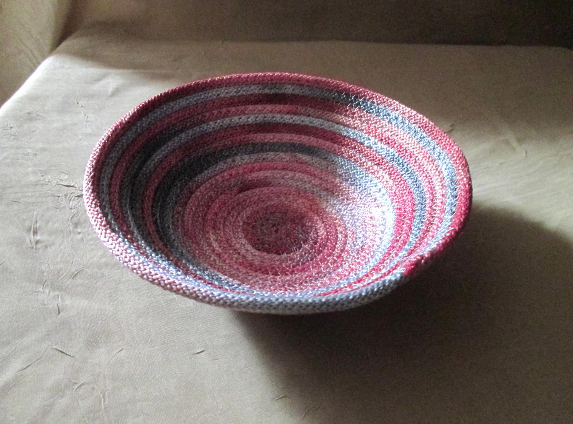 Rope Bowls, Small Dyed Bowl Set- Storage Basket, Catch All