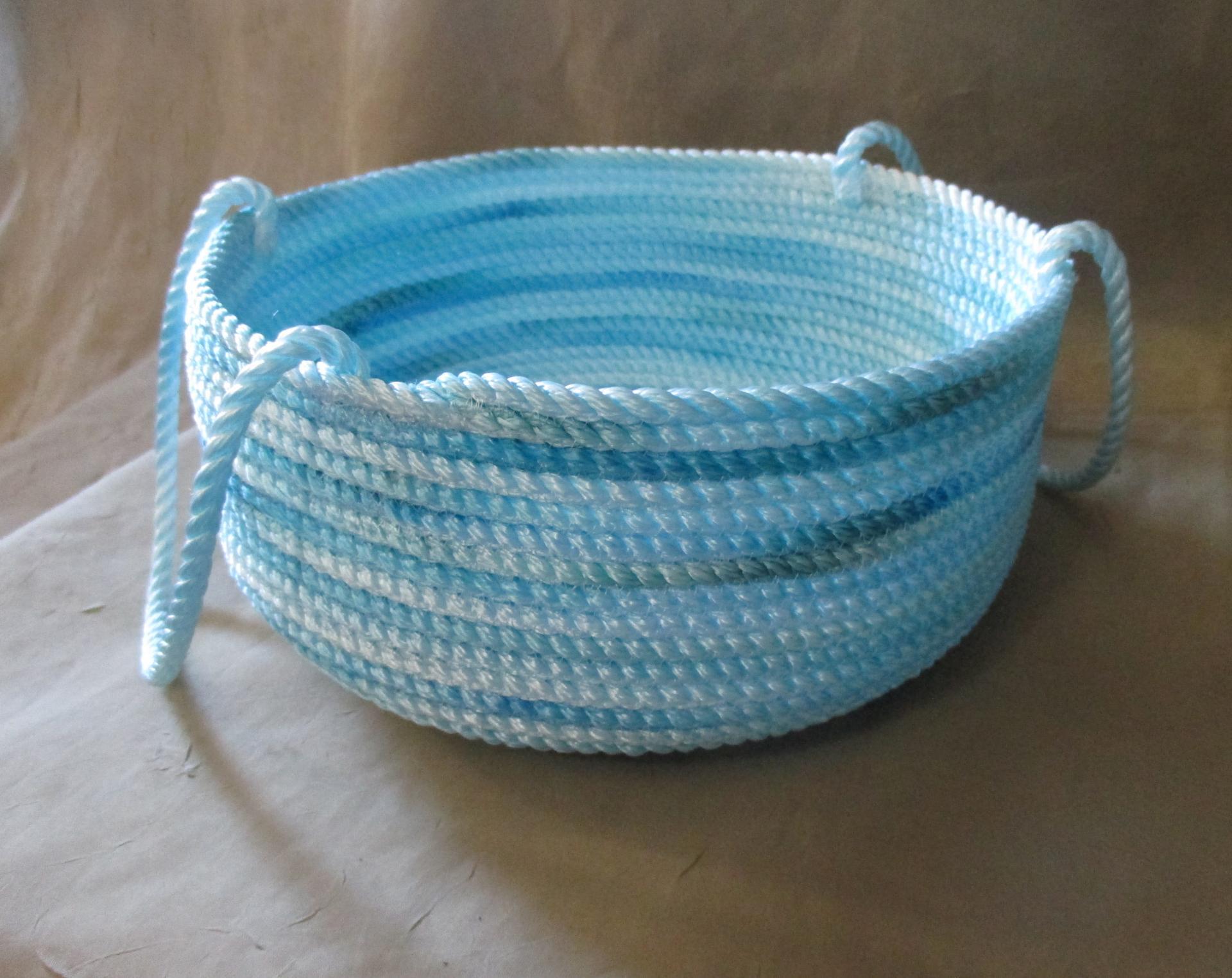 Rope Basket, Gift Basket, Craft Basket, Gathering Basket, Storage Basket