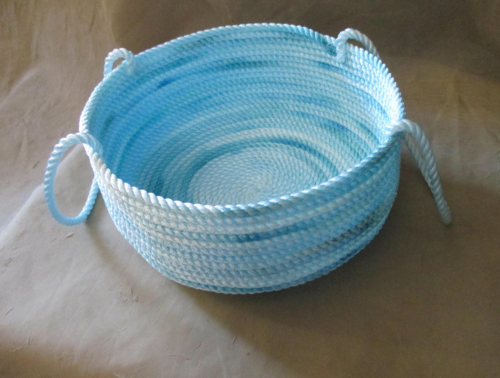 Rope Basket, Gift Basket, Craft Basket, Gathering Basket, Storage Basket