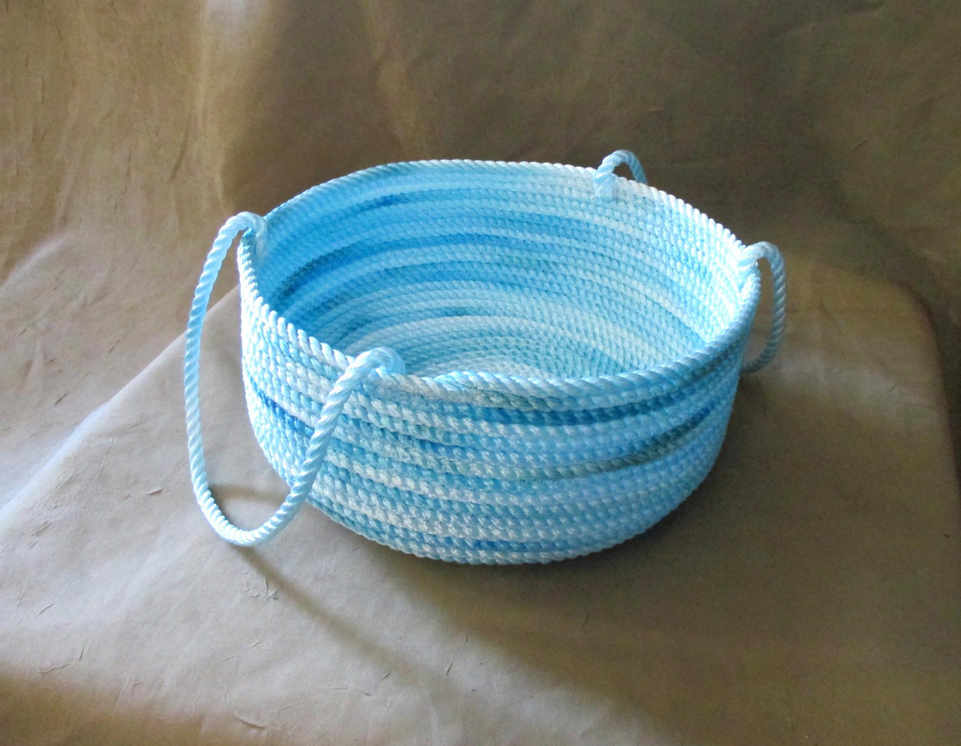 Rope Basket, Gift Basket, Craft Basket, Gathering Basket, Storage Basket
