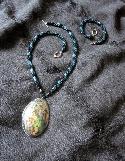 Abalone Beaded Necklace