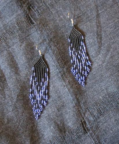 Beaded Fringe Earrings