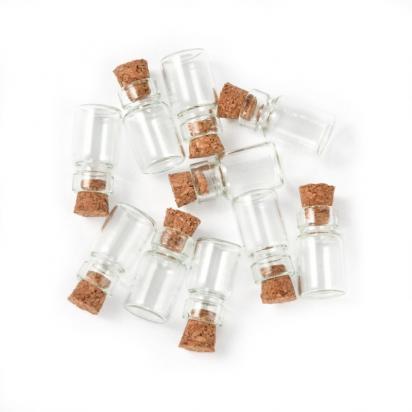 Tiny Jar with Cork - 2pcs. sold in pairs