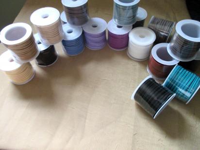 Faux Suede Lace - Thin - 3mm - Multiple colors - 5 yards